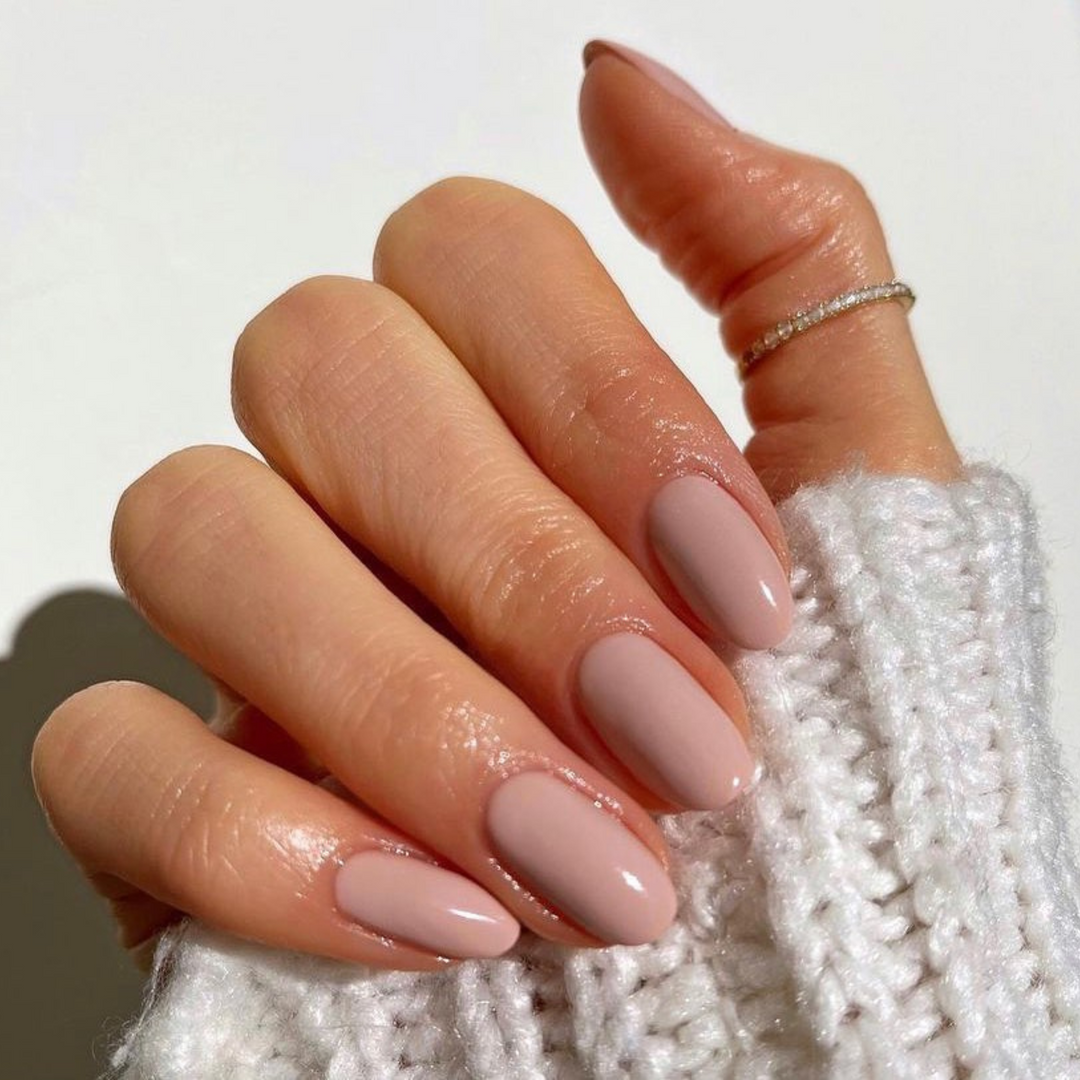 DND Gel #440 Papaya Whip – nail swatch 2