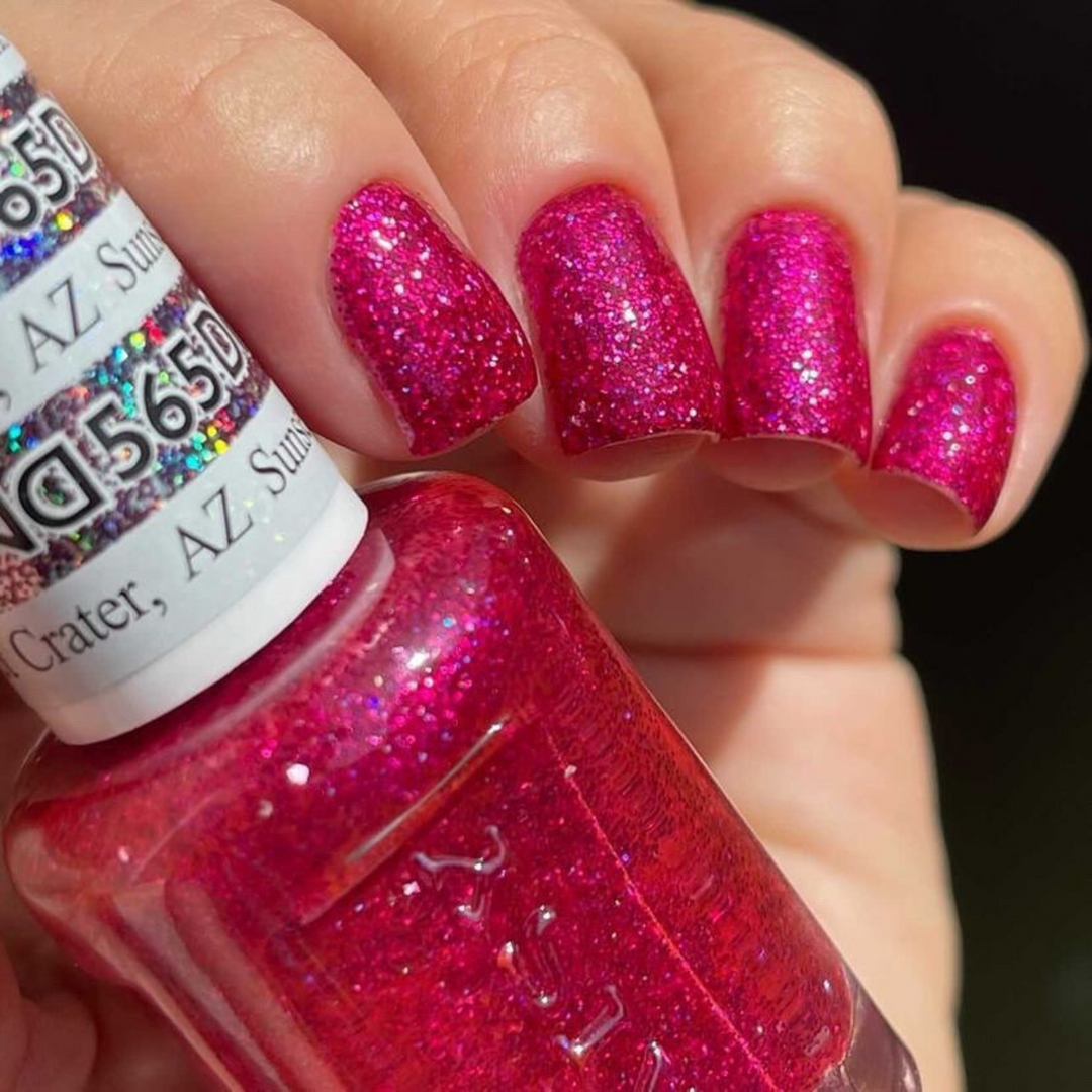 DND Gel #565 Sunset Crater – nail swatch