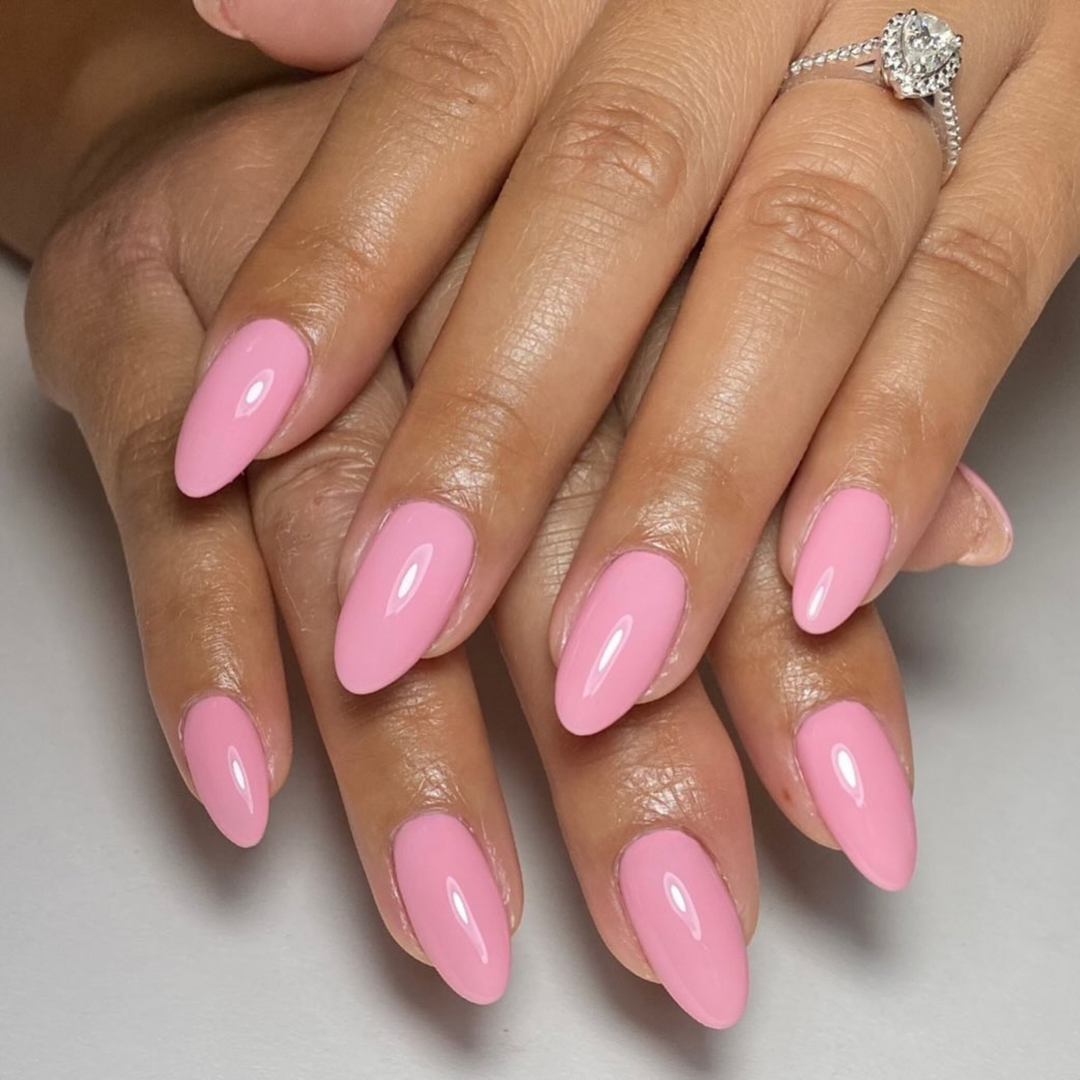 DND Gel #592 Italian Pink – nail swatch