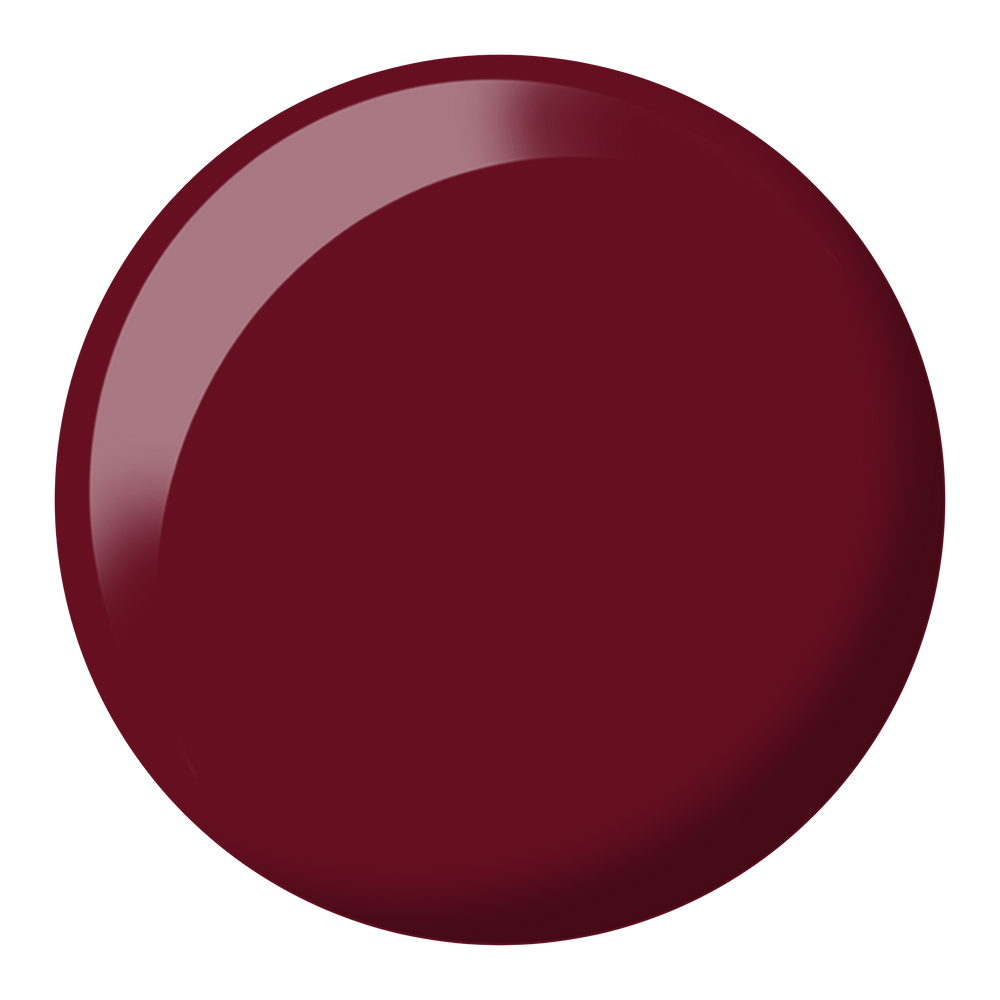 DND Gel #633 Garnet Red – color