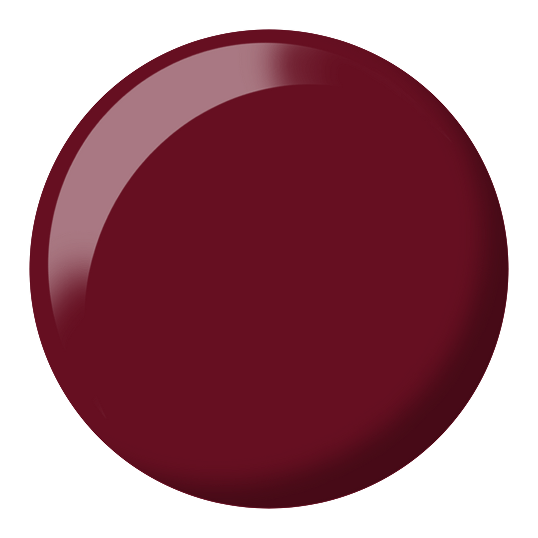 DND Gel #633 Garnet Red – color