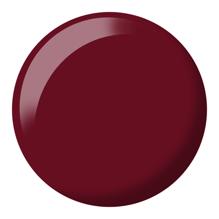DND Gel #633 Garnet Red – color