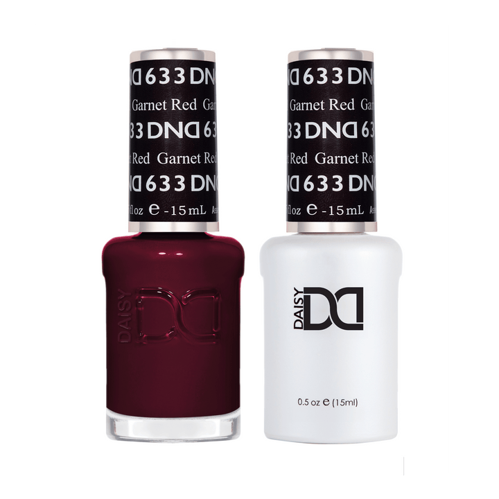 DND Gel #633 Garnet Red