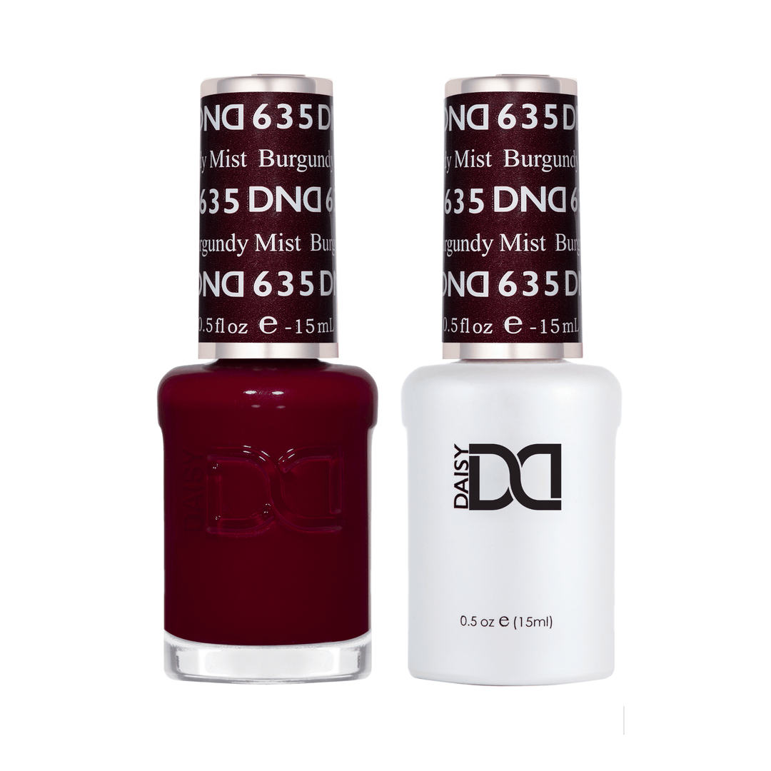 DND Gel #635 Burgandy Mist