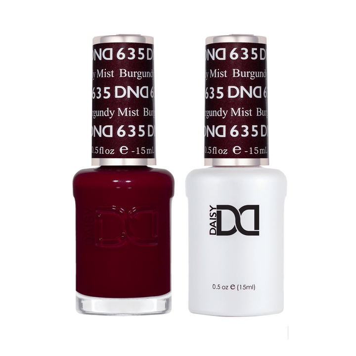 DND Gel #635 Burgandy Mist