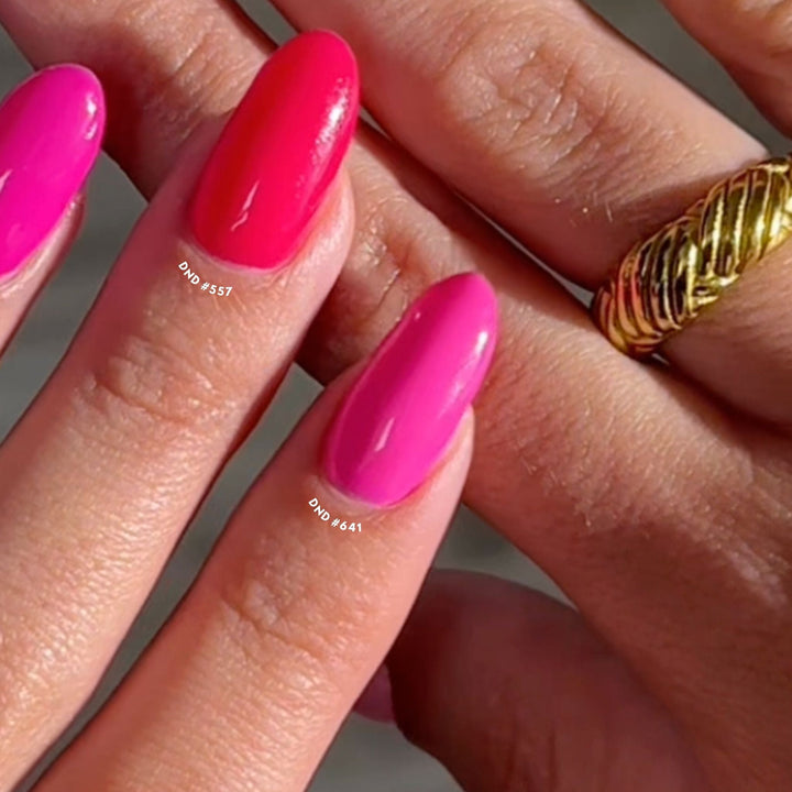 DND Gel #641 Pink Temptation – nail swatch