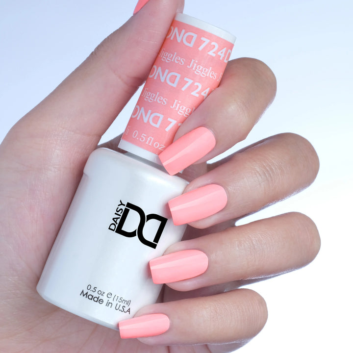 DND Gel #724 Jiggles – nail swatch 5