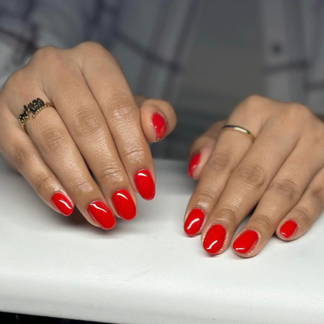 DND Gel #757 Chili Pepper – nail swatch 3
