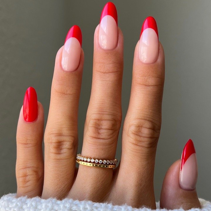 DND Gel #757 Chili Pepper – nail swatch 4