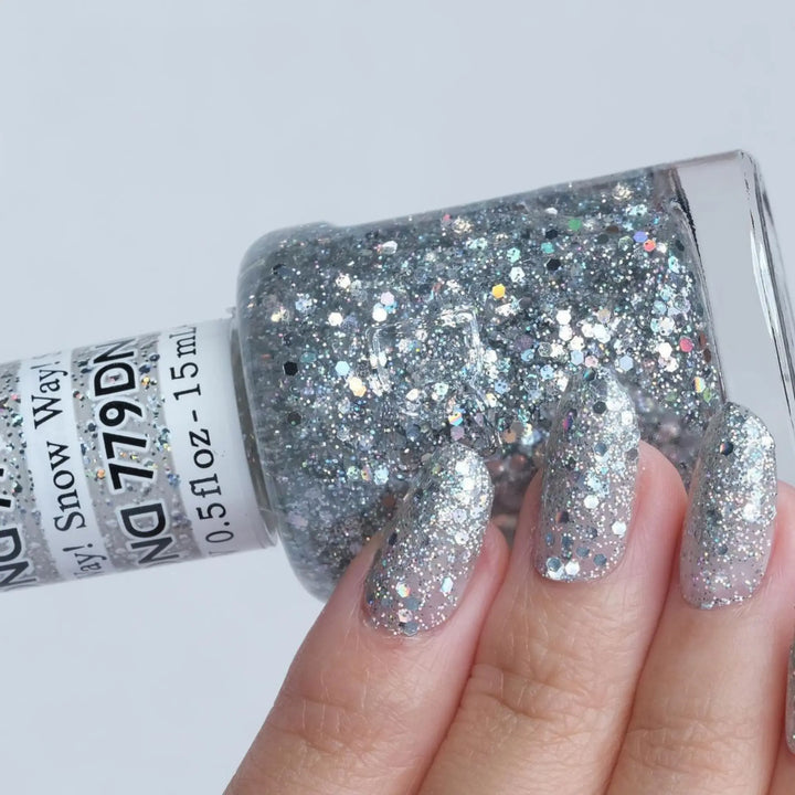 DND Gel #779 Snow Way! – nail swatch