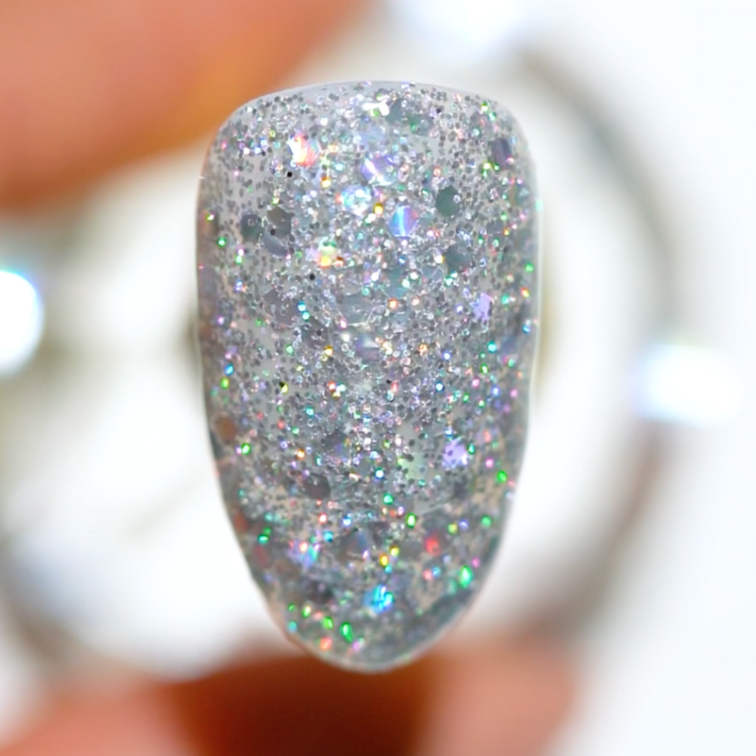 DND Gel #779 Snow Way! – nail swatch 2