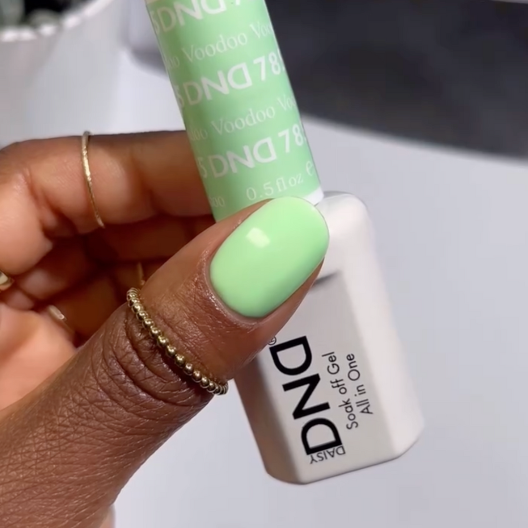 DND Gel #785 Voodoo – nail swatch 2