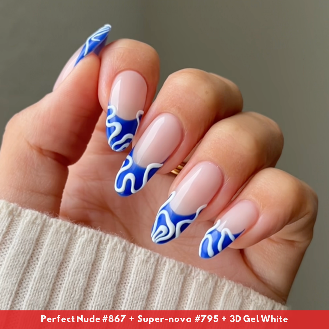 DND Gel #867 Perfect Nude – nail swatch 4