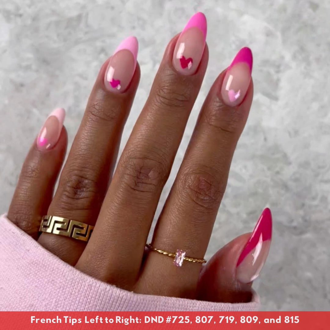 DND Gel #719 Tutti Frutti – nail swatch 4