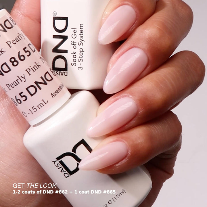 DND Gel #862 Pearly Ice – nail swatch 5