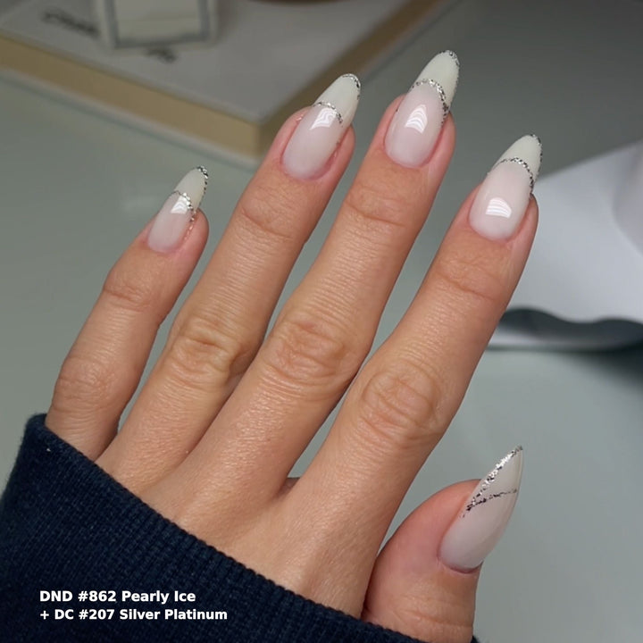 DND Gel #862 Pearly Ice – nail art