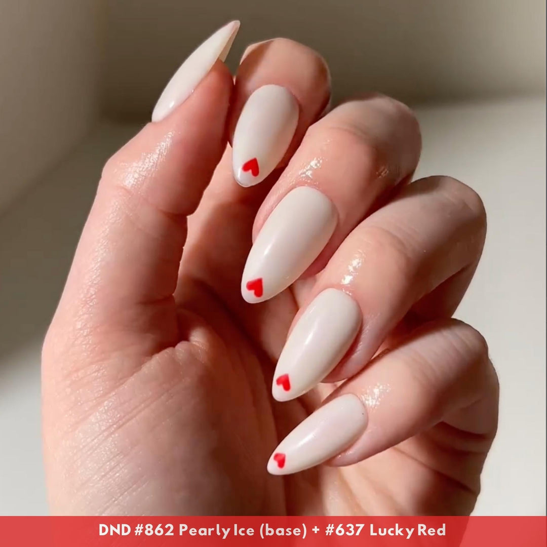DND Gel #862 Pearly Ice – nail art 8