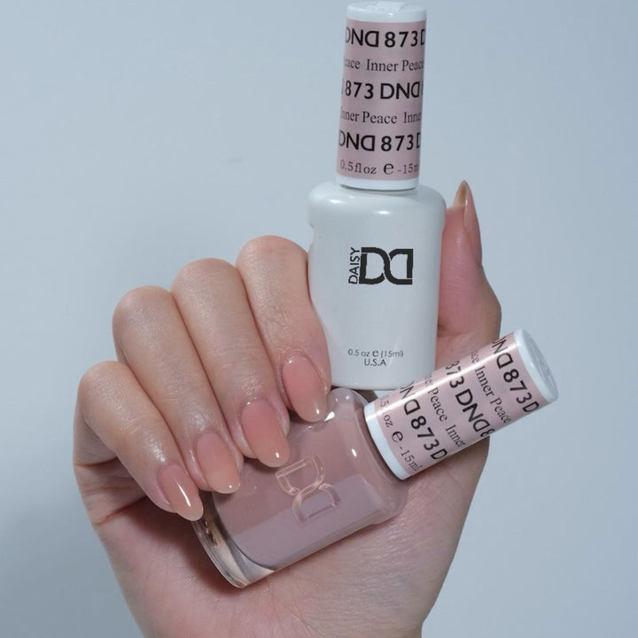 DND Gel #873 Inner Peace – nail swatch