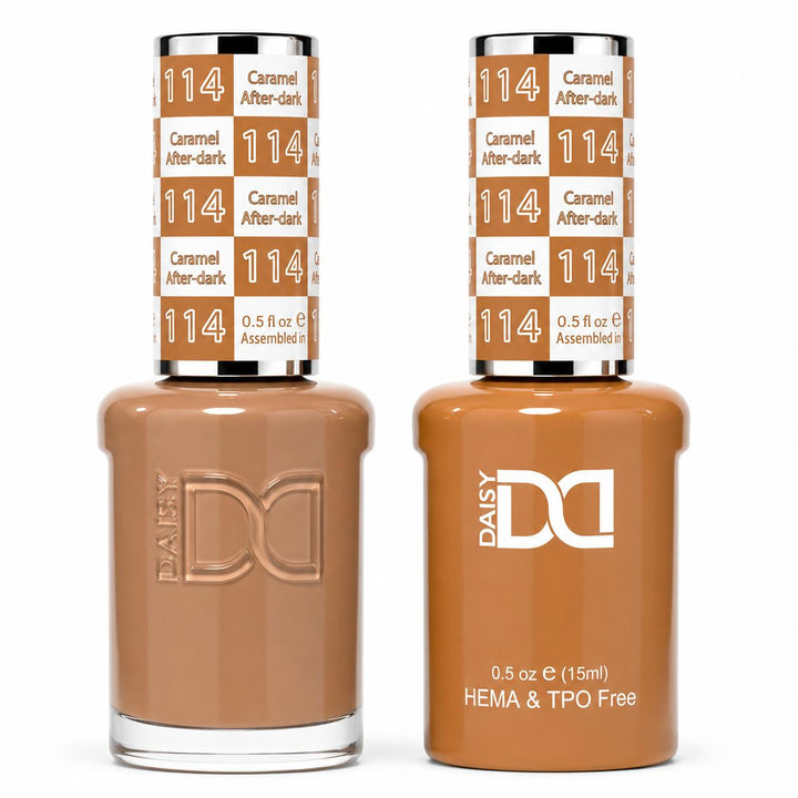 #114 - DND - Hema-Free & TPO-Free Gel & Lacquer - Caramel Afterdark