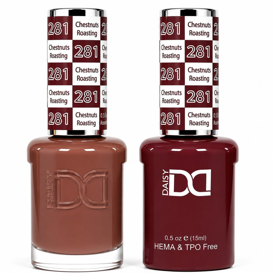 #281 - DND - Hema-Free & TPO-Free Gel & Lacquer - Chestnut's Roasting