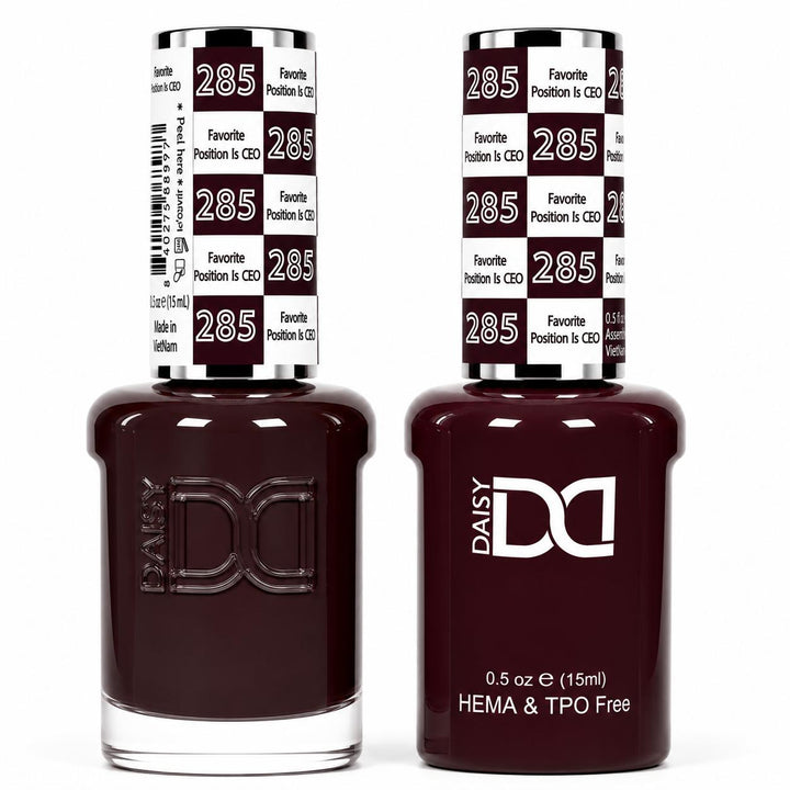 #285 - DND - Hema-Free & TPO-Free Gel & Lacquer - Favorite Position Is Ceo
