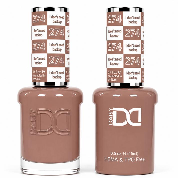 #274 - DND - Hema-Free & TPO-Free Gel & Lacquer - I Don't Need Backup