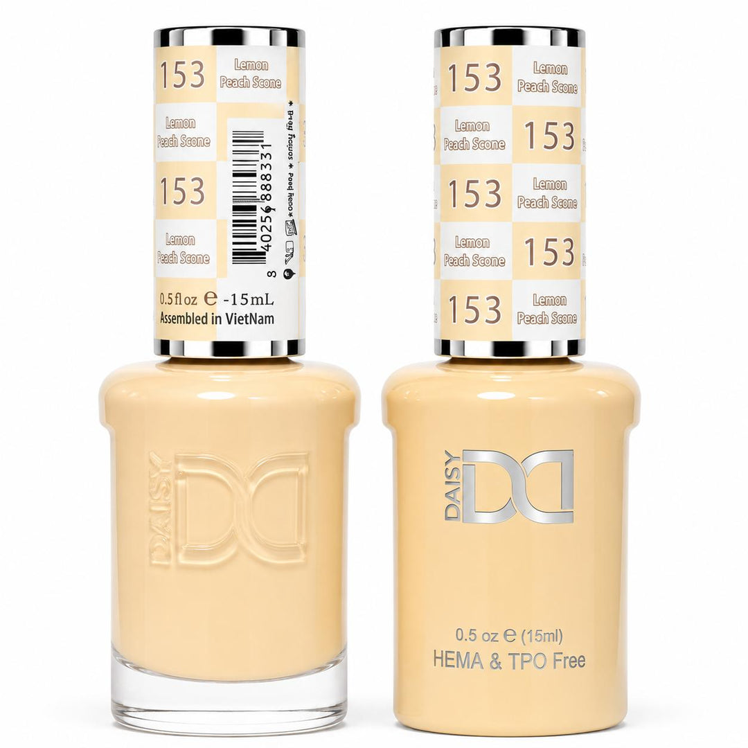 #153 - DND - Hema-Free & TPO-Free Gel & Lacquer - Lemon Peach Scone