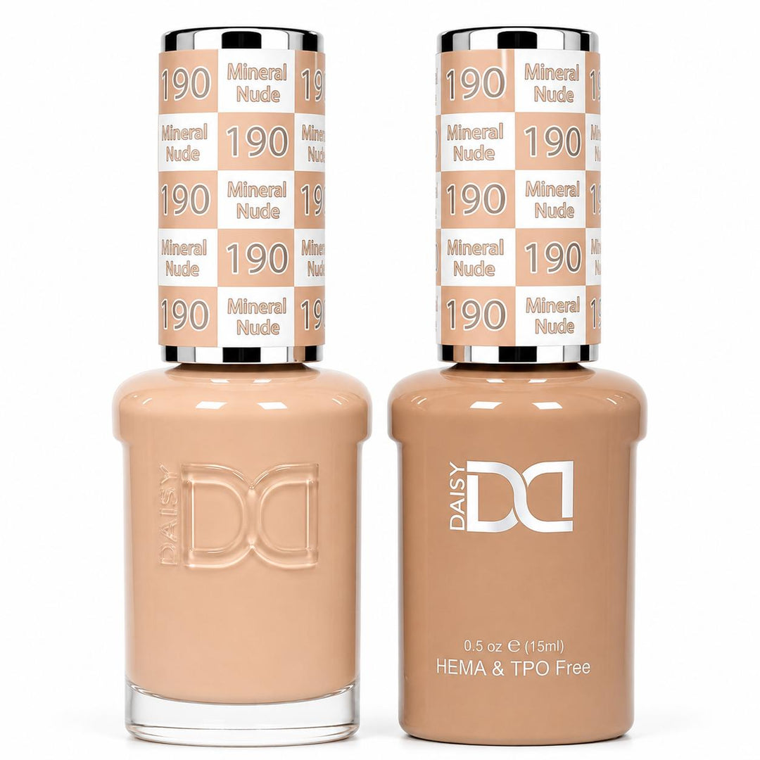 #190 - DND - Hema-Free & TPO-Free Gel & Lacquer - Mineral Nude