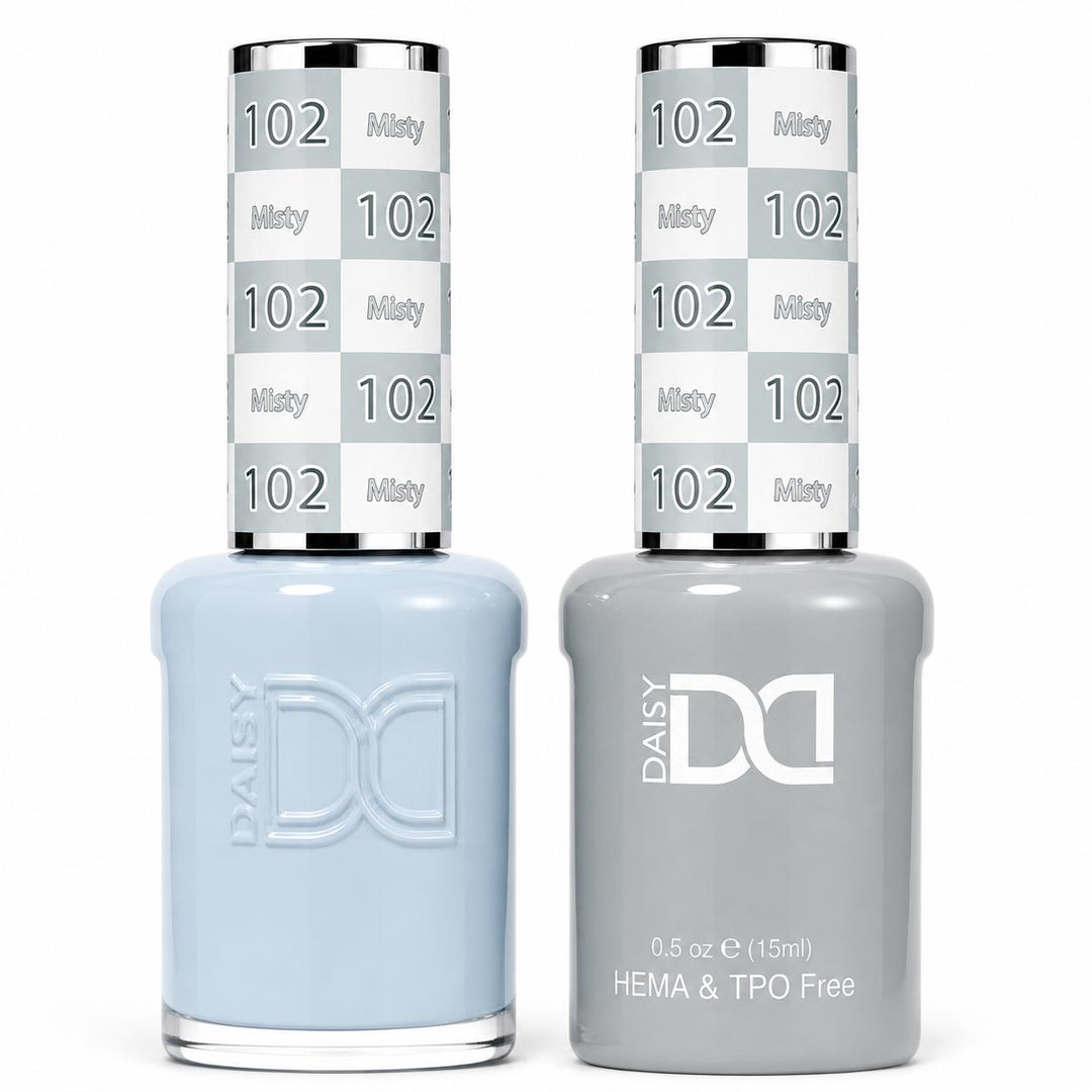 #102 - DND - Hema-Free & TPO-Free Gel & Lacquer - Misty