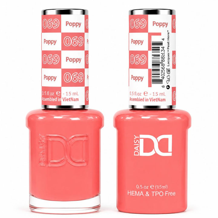 #069 - DND - Hema-Free & TPO-Free Gel & Lacquer - Poppy