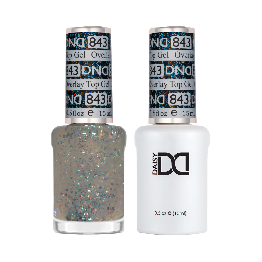 DND Gel #843 Overlay Top Gel