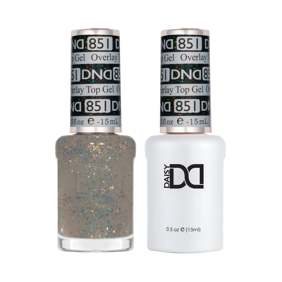 DND Gel #851 Overlay Top Gel