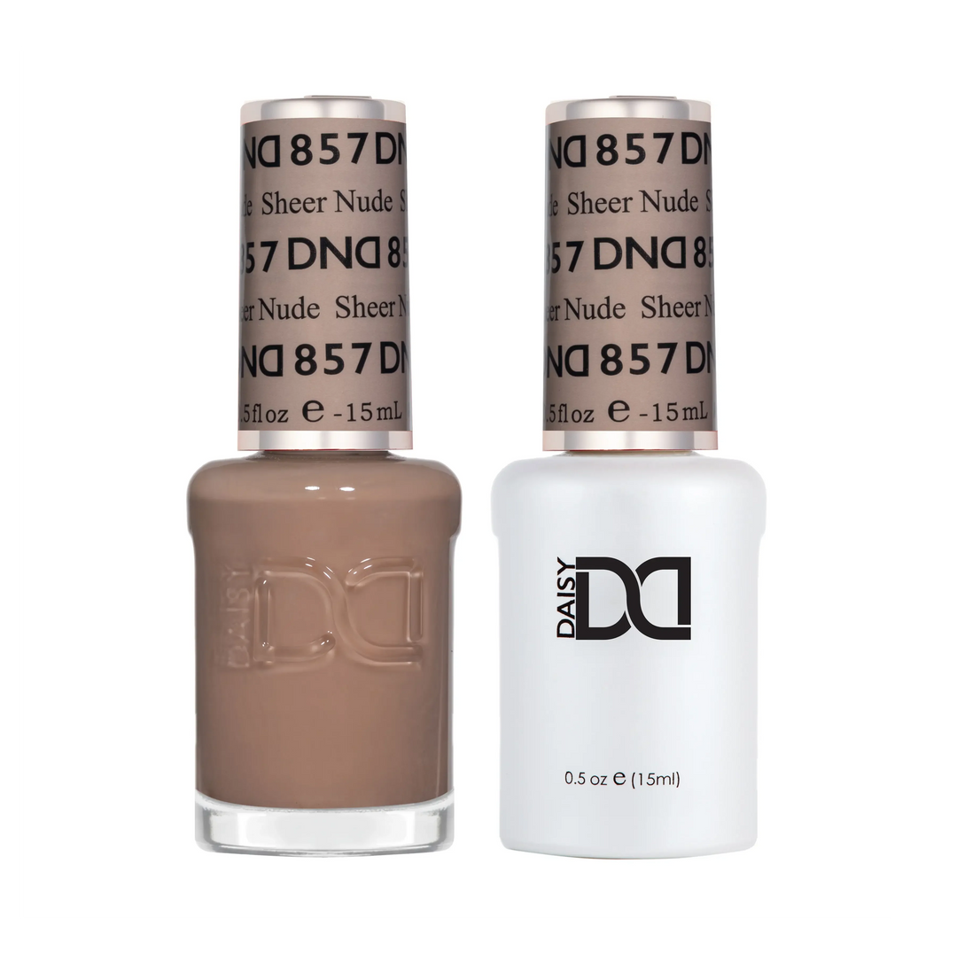 DND Gel #857 Sheer Nude