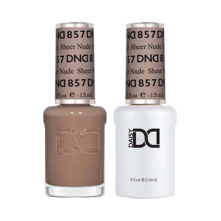 DND Gel #857 Sheer Nude