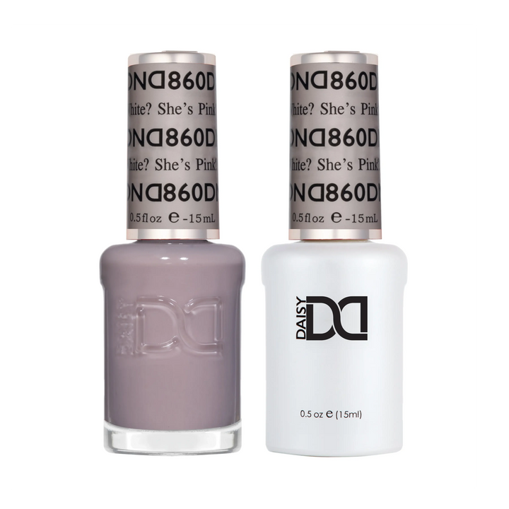 DND Gel #860 She's White? She's Pink?