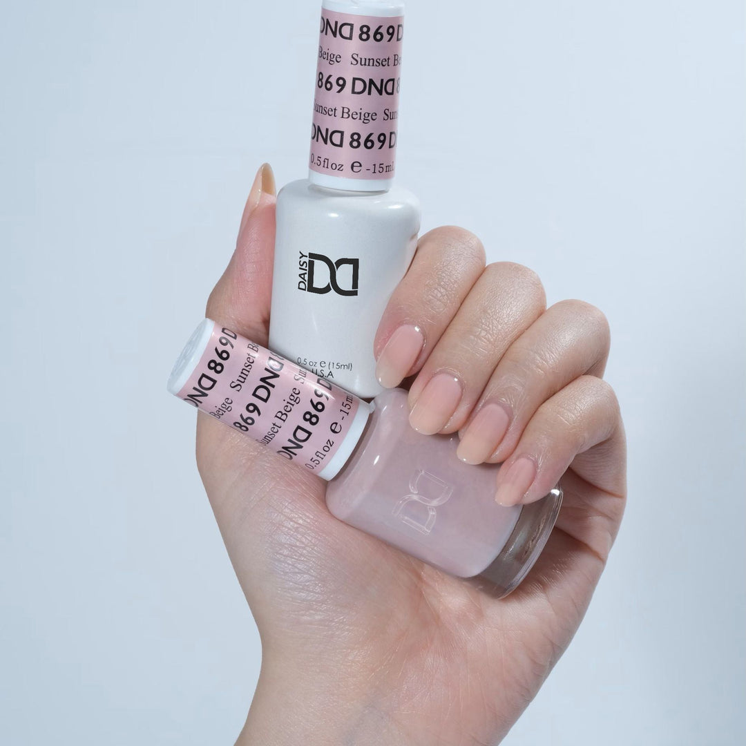DND Gel #869 Sunset Beige – additional view 2