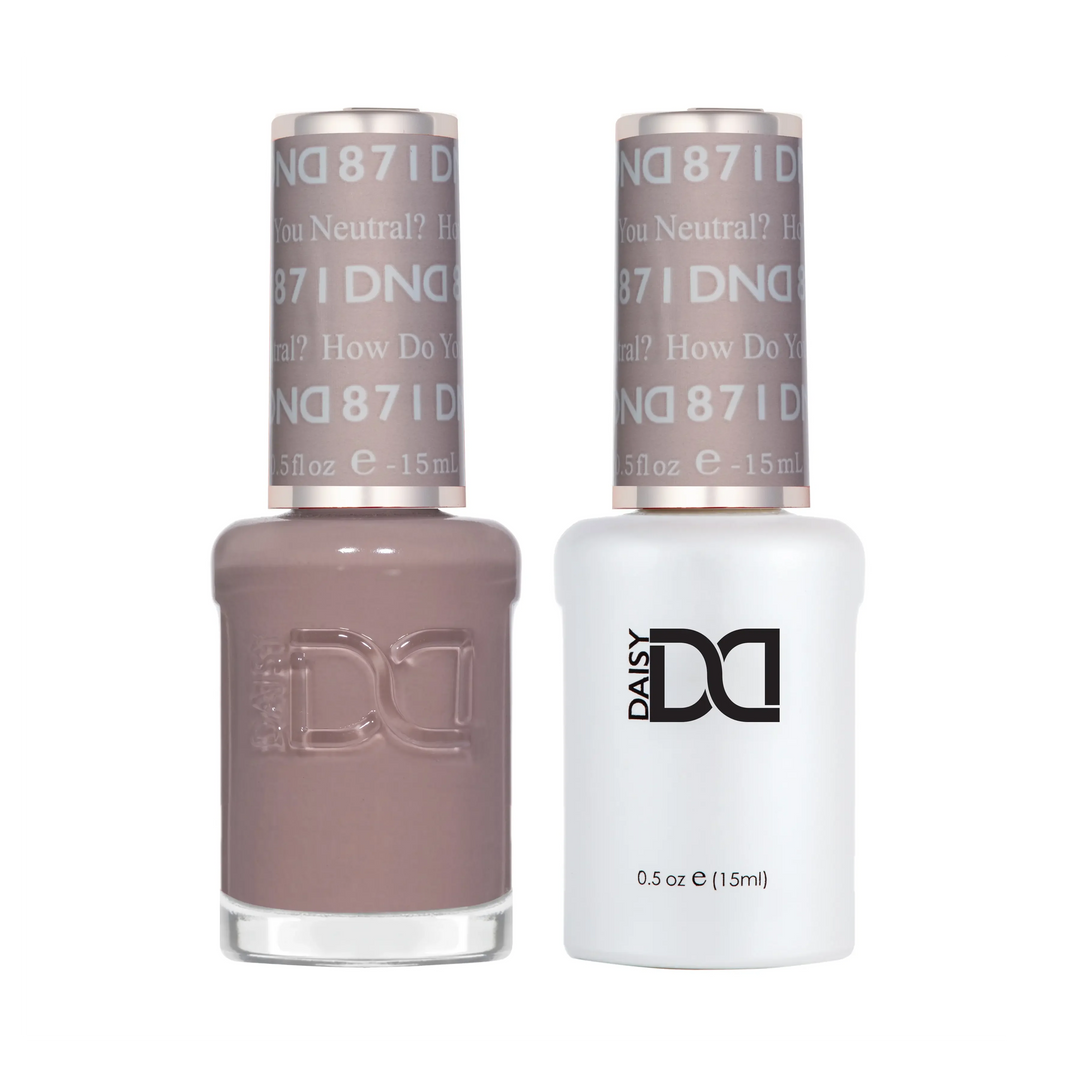 DND Gel #871 How Do U Neutral
