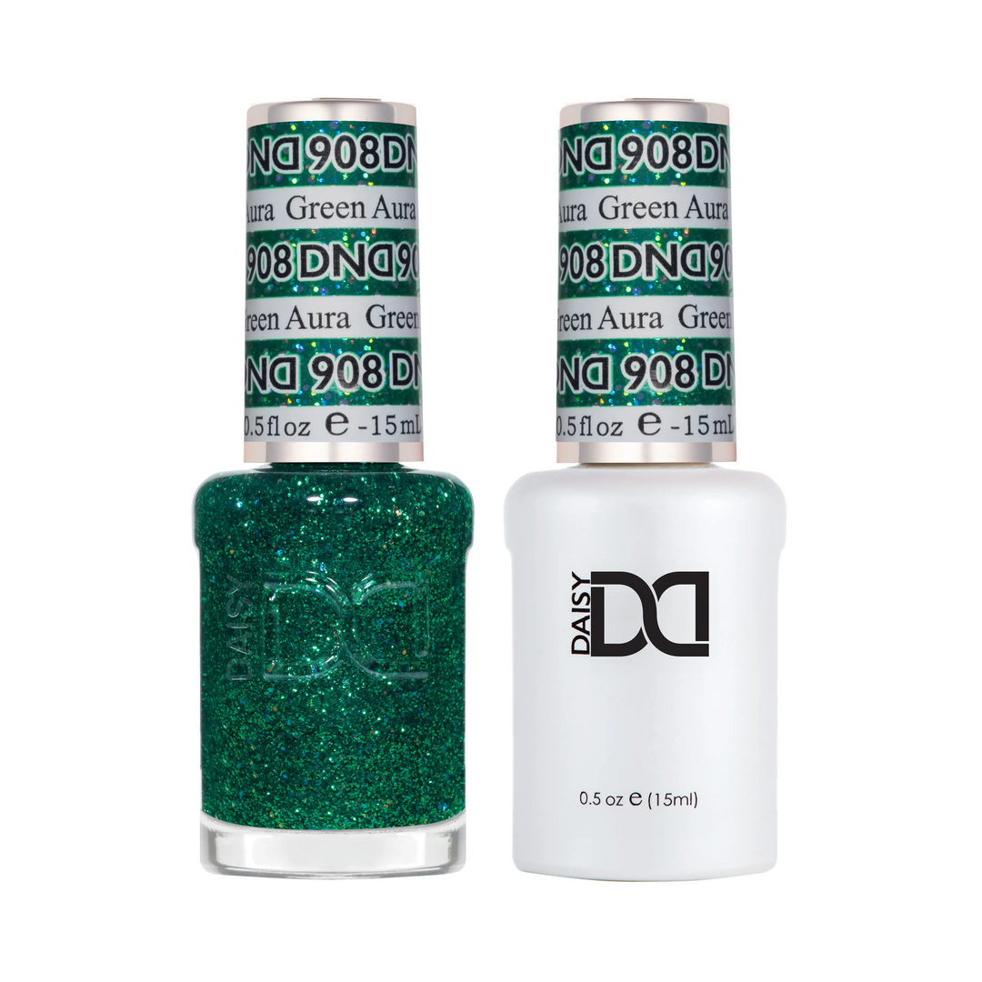 DND Gel #908 Green Aura