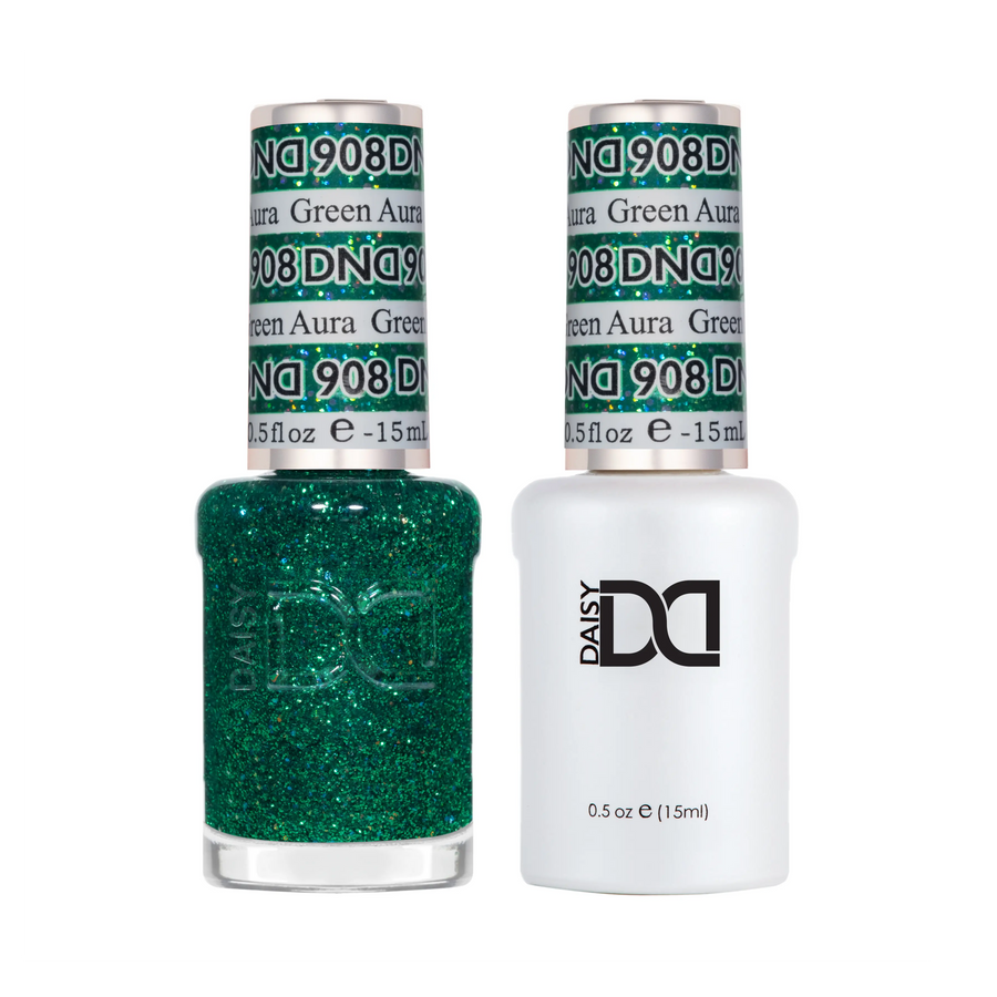 DND Gel #908 Green Aura