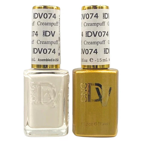 #074 - DND Diva Gel UV/LED Soak Off Gel polish - Creampuff