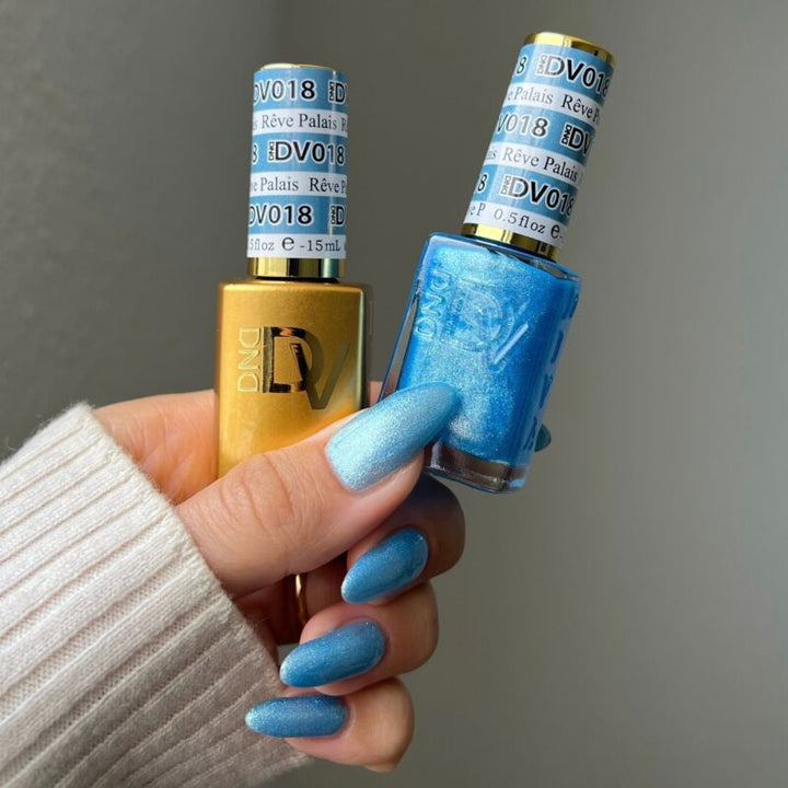 DND Diva #18 Reve Palais – nail swatch 2
