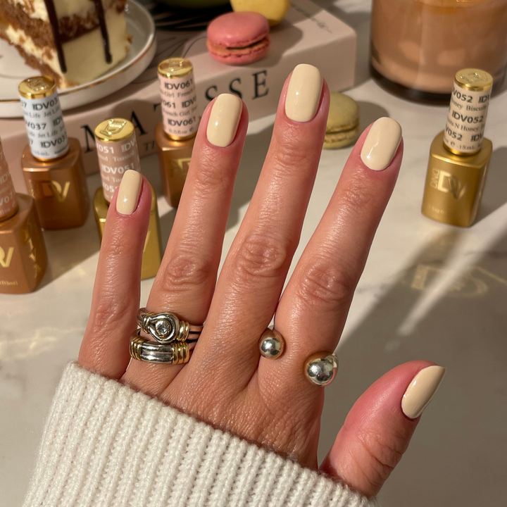 DND Diva #52 Biscuits N' Honey – nail swatch 3