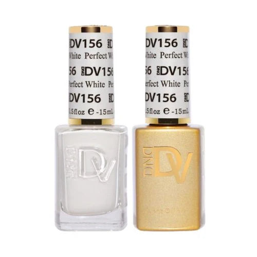#156 - DND Diva Gel UV/LED Soak Off Gel polish - Perfect White