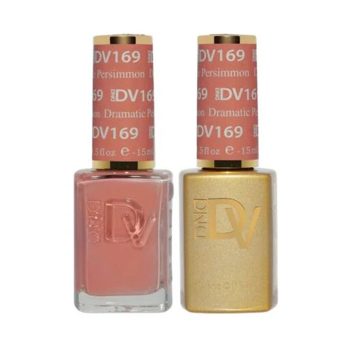 #169 - DND Diva Gel UV/LED Soak Off Gel polish - Dramatic Persimmon
