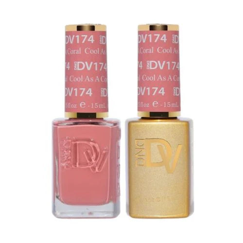 #174 - DND Diva Gel UV/LED Soak Off Gel polish - Cool As a Coral