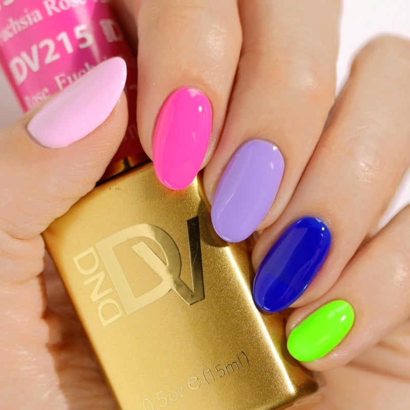 DND Diva #183 Pink Ribbons – nail swatch 2