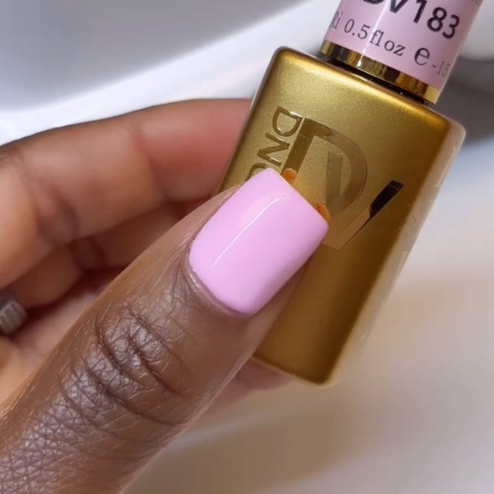 DND Diva #183 Pink Ribbons – nail swatch 6