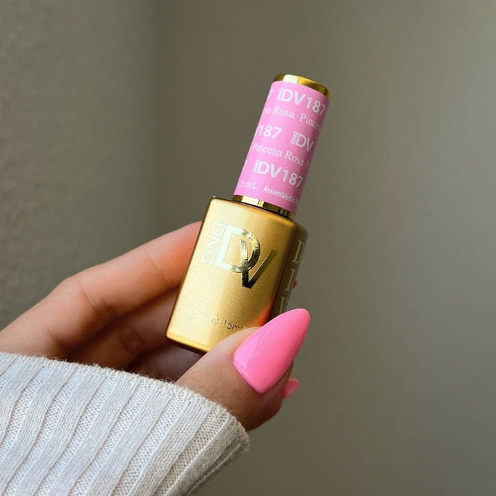 DND Diva #187 Princesa Rosa – nail swatch 3