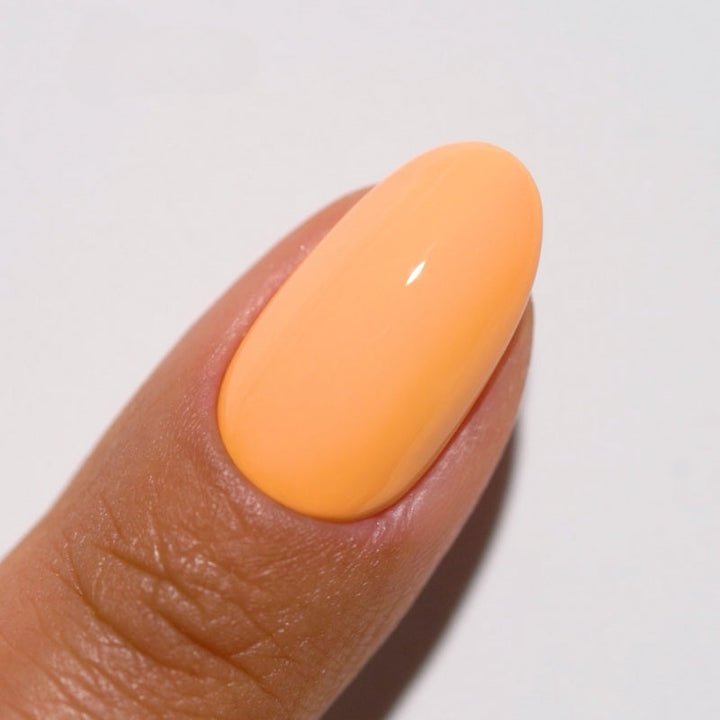 DND Diva #205 Papaya Pop – nail swatch