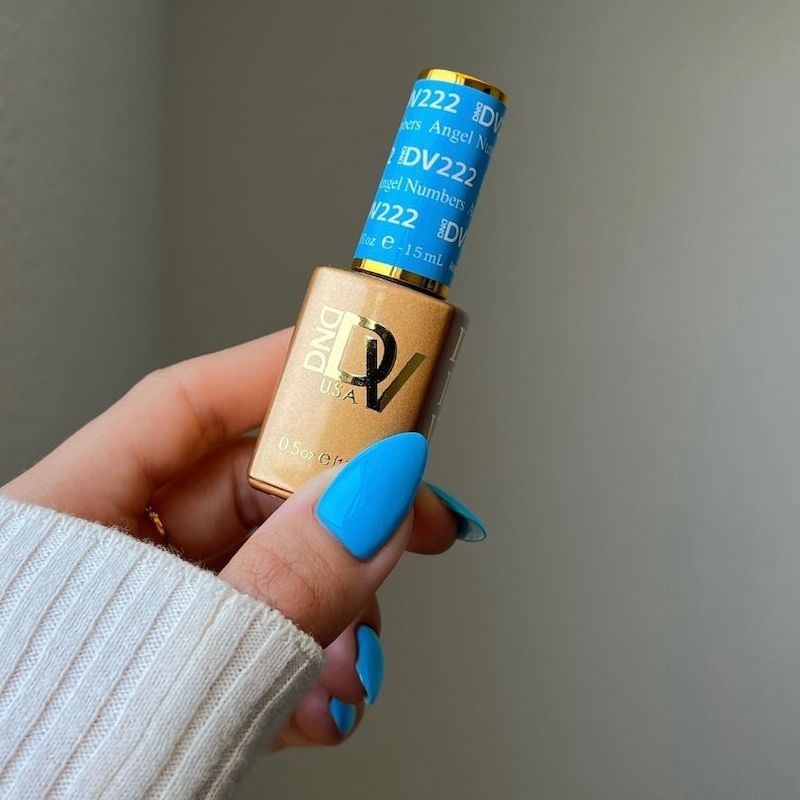 DND Diva #222 Angel Numbers – nail swatch 6